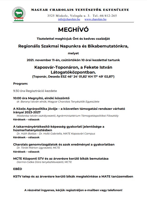 Kaposvar Szakmainap Meghivo